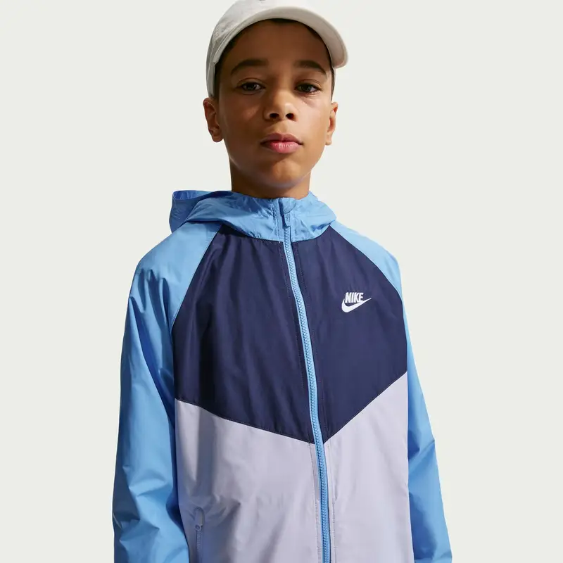 Impermeabile per bambini Nike Windruer Bleu