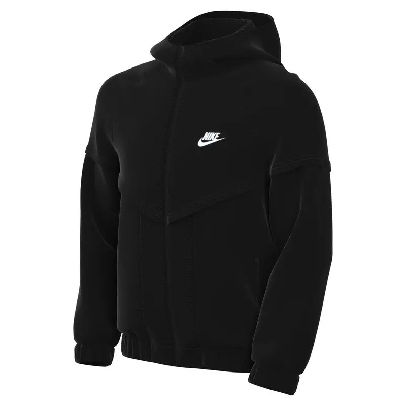 Impermeabile per bambini Nike Windrunner Noir
