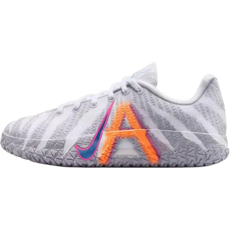 Ja 3 GS Light Show Sneakers Bambino Grigio Bianco Blu Stella IB4773-100 40