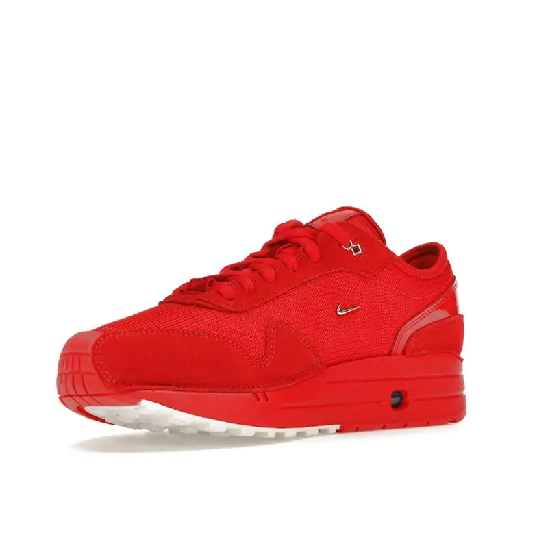 Jacquemus x Air Max 1 86 Big Bubble - Rosso Mistico Sneakers da Donna Argento Metallizzato HM6690-600 36 miniatura 3