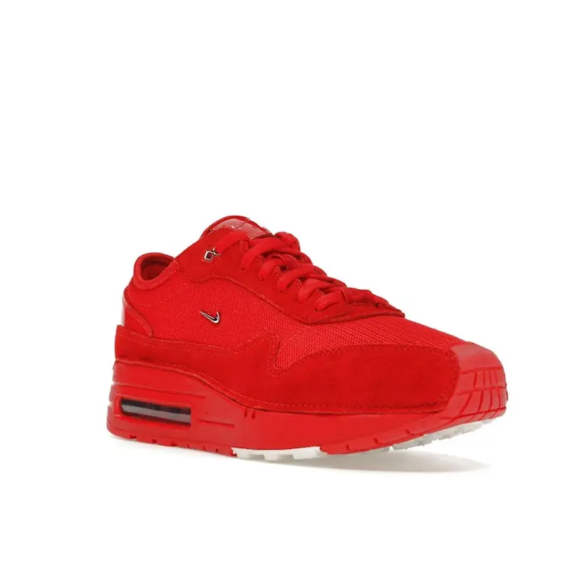 Jacquemus x Air Max 1 86 Big Bubble - Rosso Mistico Sneakers da Donna Argento Metallizzato HM6690-600 36 miniatura 4