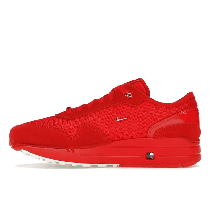 Jacquemus x Air Max 1 86 Big Bubble - Rosso Mistico Sneakers da Donna Argento Metallizzato HM6690-600 36 miniatura 5