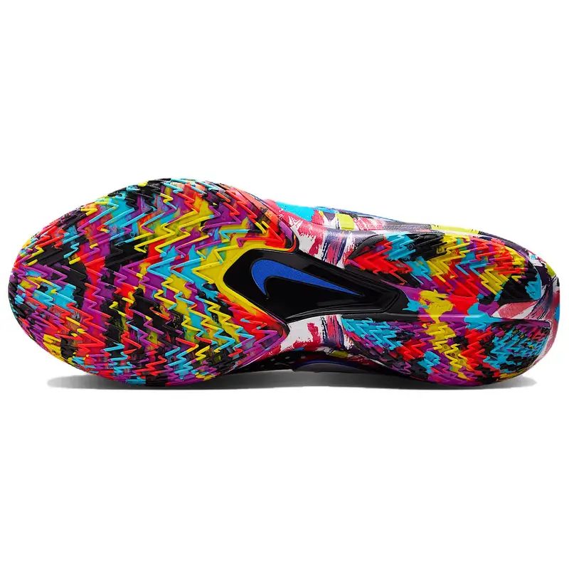 Jewell Loyd x Nike Air Zoom GT Cut 3 EP Paint Sneakers Unisex Multicolor Bianco Blu Baltico IF2522-100 miniatura 2