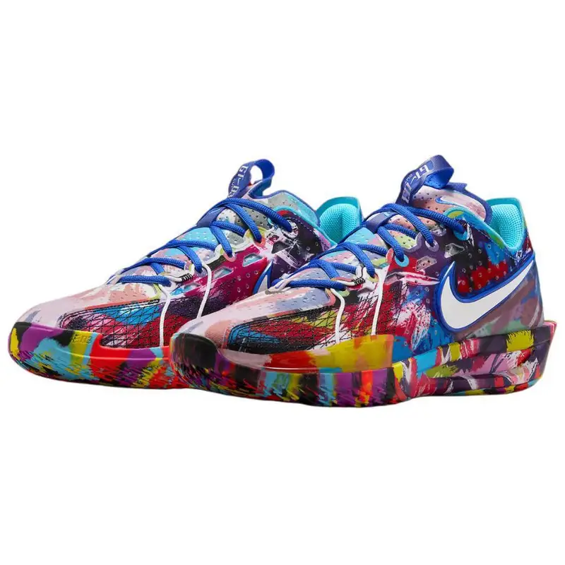 Jewell Loyd x Nike Air Zoom GT Cut 3 Paint Sneakers Unisex Multicolore IF2523-100 42 5 miniatura 2