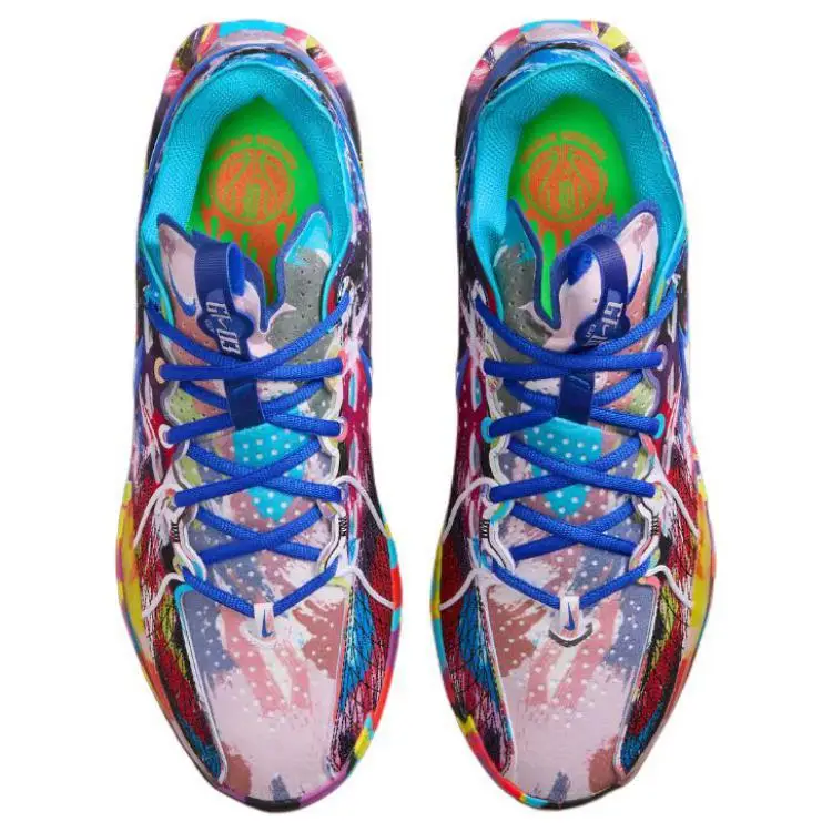 Jewell Loyd x Nike Air Zoom GT Cut 3 Paint Sneakers Unisex Multicolore IF2523-100 42 miniatura 3