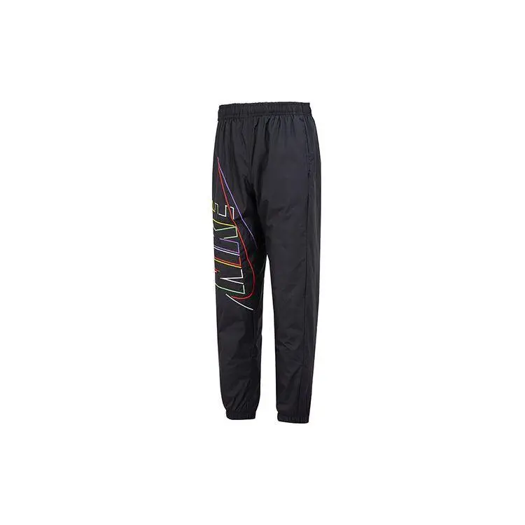 Joggers casual in tessuto Nike con logo grande da uomo Pantaloni Nero DX0622-010 XL