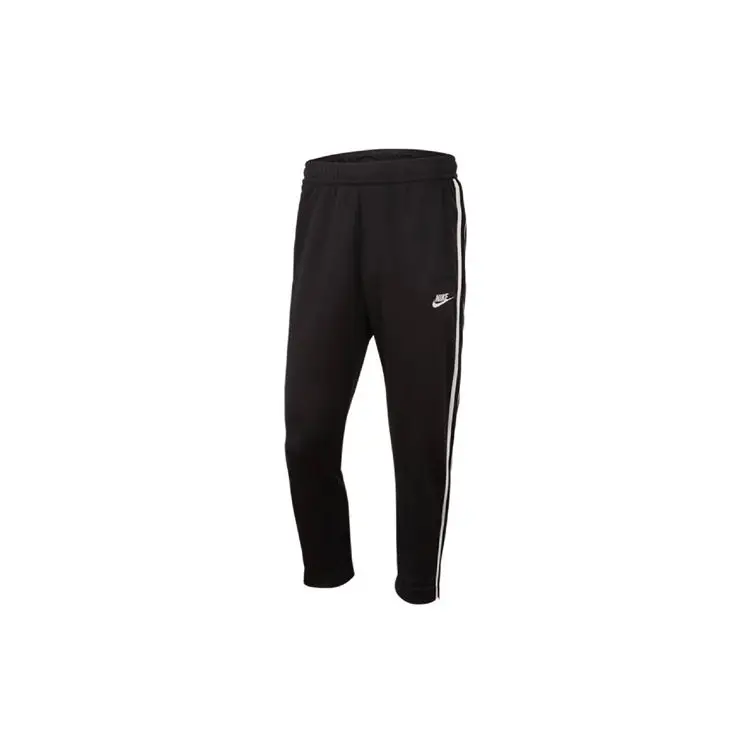 Joggers in maglia con zip alla caviglia e striscia laterale Nike Uomo Pantaloni Nero AR2247-010 XL