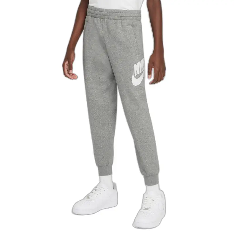 Joggers per bambini Nike Club Fleece HBR Gris