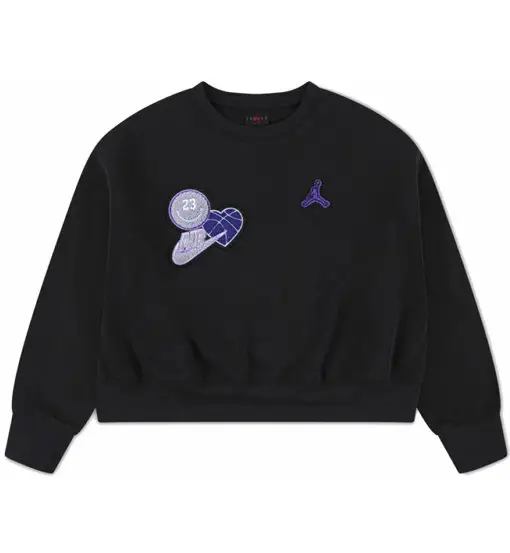 Blue Jeans Bling Fleece Jr - felpa - bambina Black