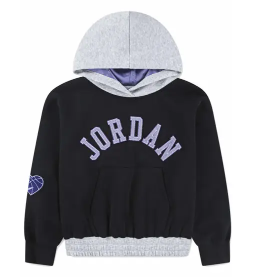 Blue Jeans Bling Jr - felpa con cappuccio - bambina Black