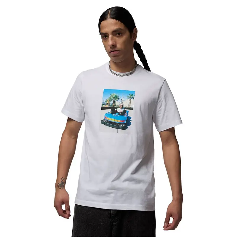 Jordan Brand T-Shirt Fantasia Bianco Uomo M