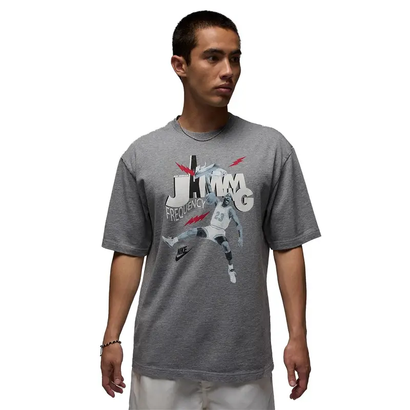 Jordan Brand T-Shirt Fantasia Grigio Uomo M