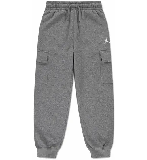 Brooklyn Essential Fleece Cargo Jr - pantaloni fitness - ragazzo Grey