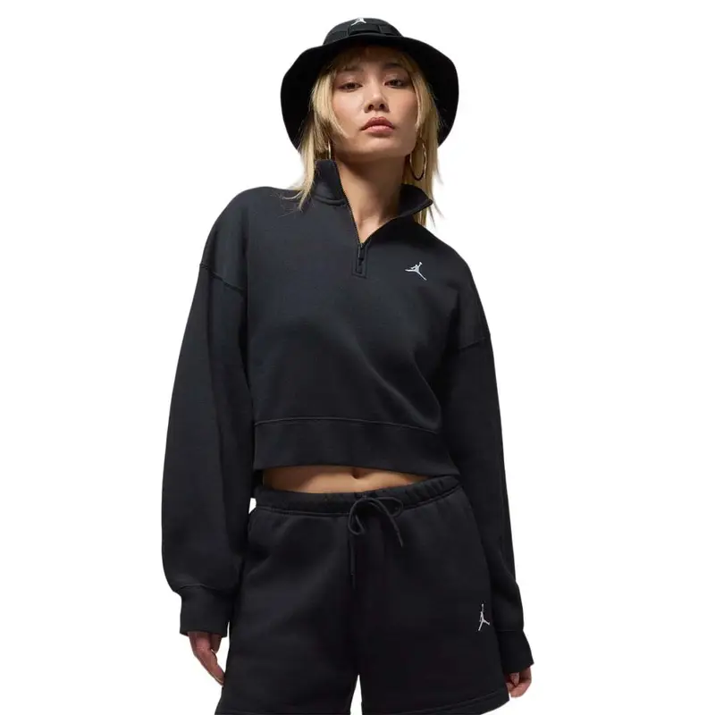 Jordan Brooklyn Felpa Nero Donna M