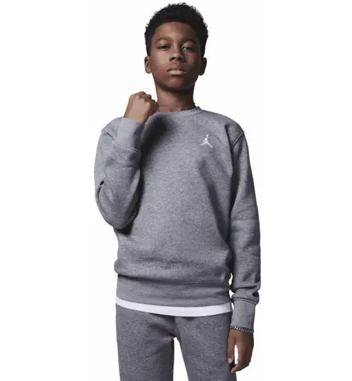 Brooklyn Fleece Essential Jr - felpa - ragazzo Grey