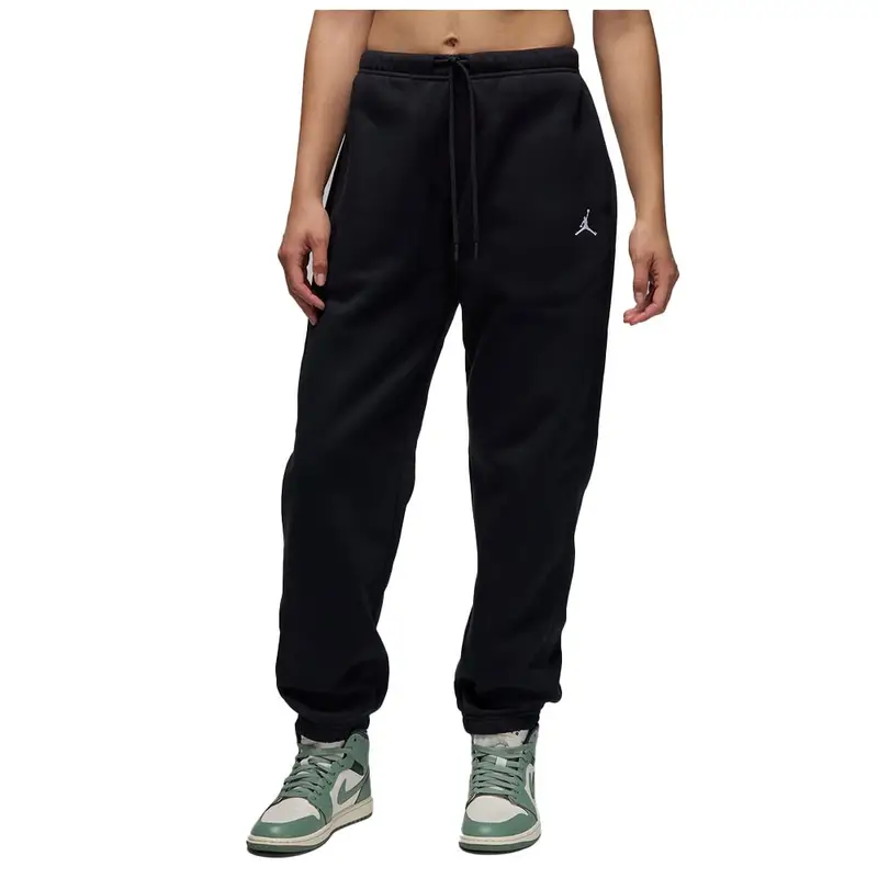Jordan Brooklyn Fleece Pantaloni Con Polsino Nero Donna XL