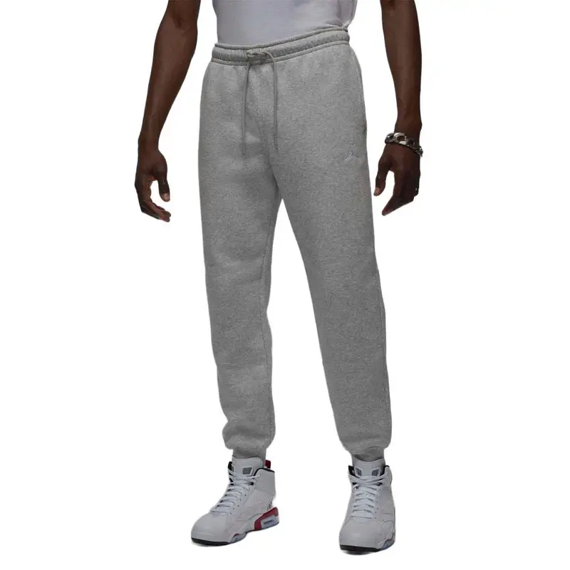 Jordan Brooklyn Pantaloni Con Polsino Grigio Uomo XL