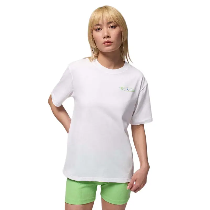 Jordan Brooklyn T-Shirt Bianco Donna L