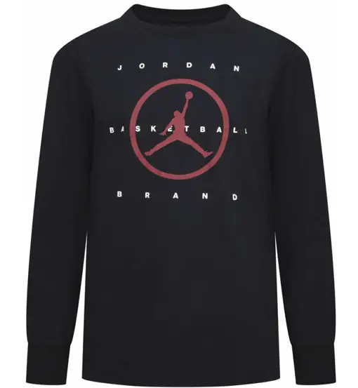 Essential Jr - maglia maniche lunghe - ragazzo Black