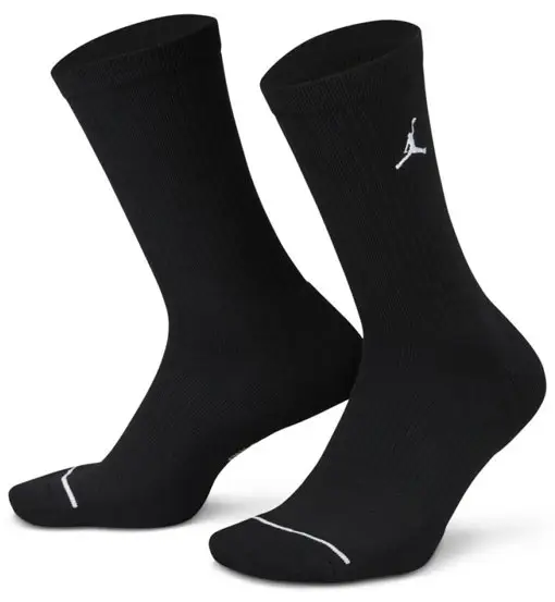 Essentials Crew 3 paia - calzini lunghi - uomo Black