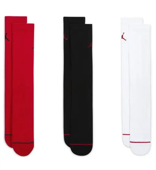 Essentials Crew 3 paia - calzini lunghi - uomo Black