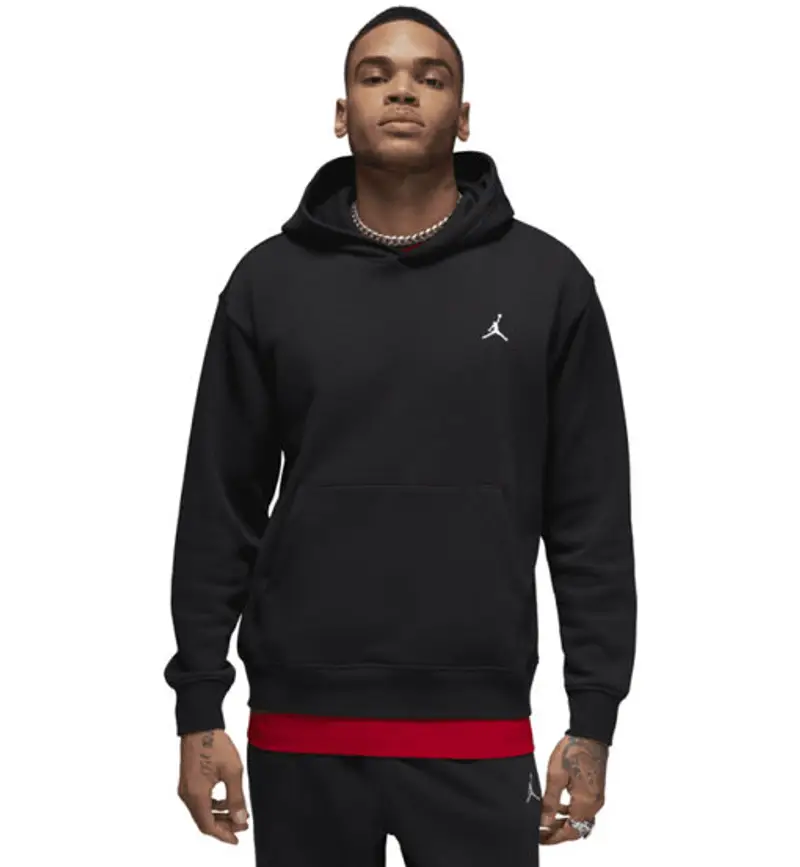 Essentials - felpa con cappuccio - uomo Black