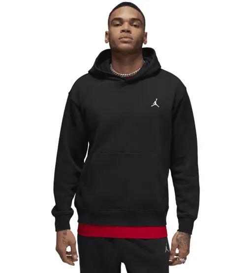 Essentials - felpa con cappuccio - uomo Black