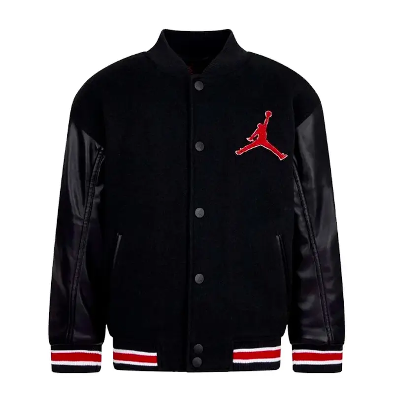 GIACCA VARSITY JORDAN BAMBINO Nero