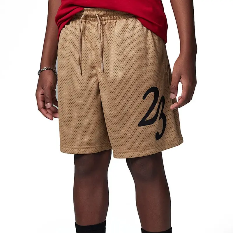 Jordan Mvp Pantaloncini Mesh Beige Ragazzo 13/15 Anni