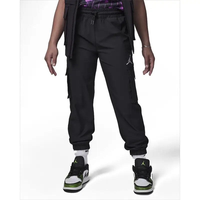 Jordan Pantalone Cargo Nero Ragazzo 10/12 Anni