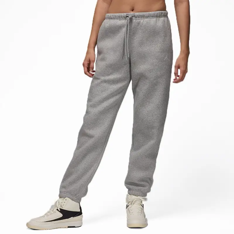 Jordan Pantaloni Con Polsino Grigio Donna L