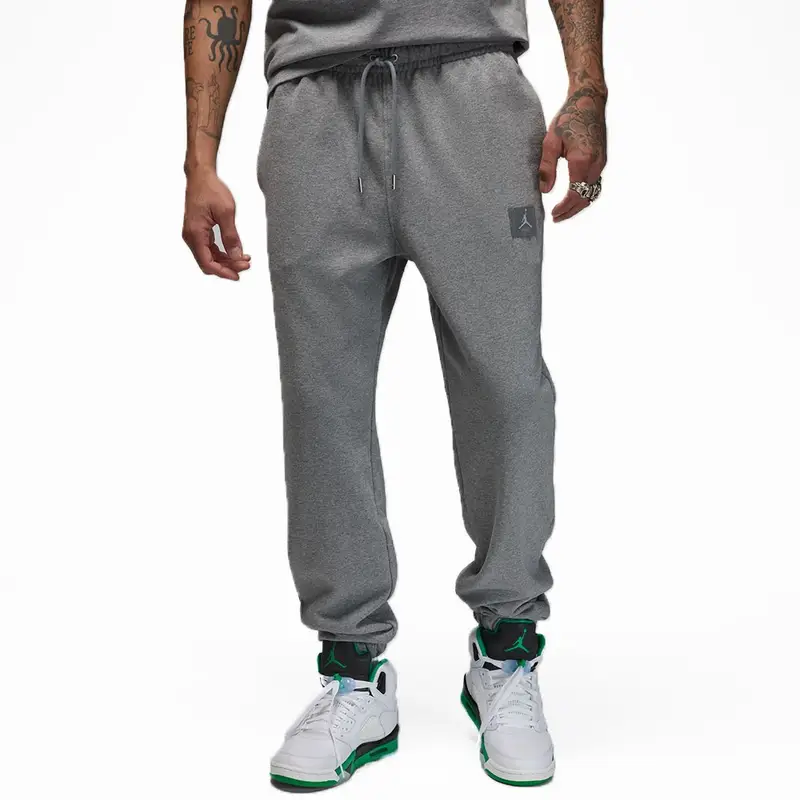 Jordan Pantaloni Con Polsino Grigio Uomo M