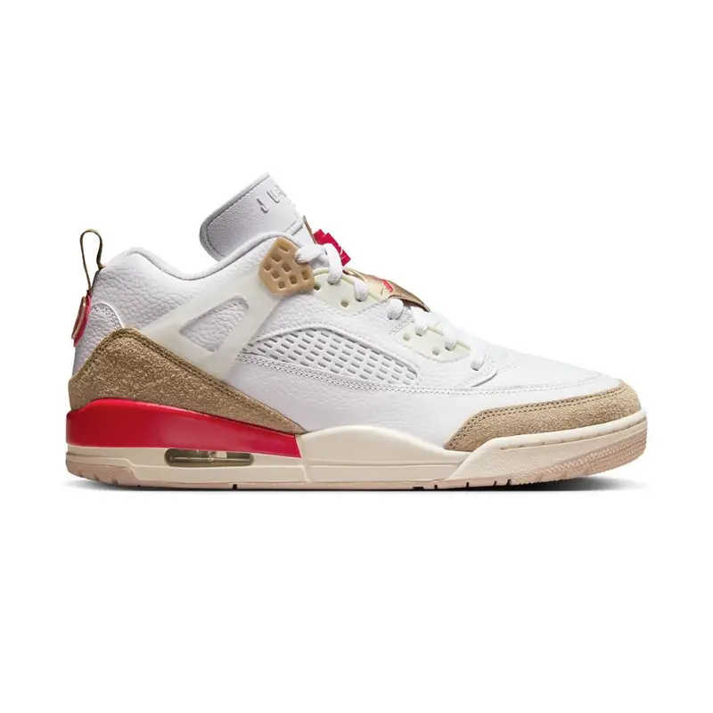 Jordan Spizike Low Bianco Rosso Beige - Sneakers Uomo EUR 44,5 / US 10,5