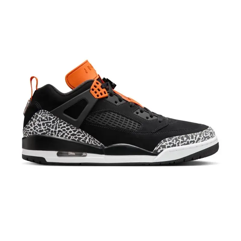 Jordan Spizike Low Nero Arancio Bianco - Sneakers Uomo EUR 45,5 / US 11,5