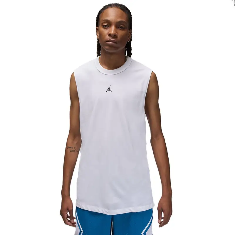 Jordan Sport Canotta Logo Piccolo Bianco Uomo XL