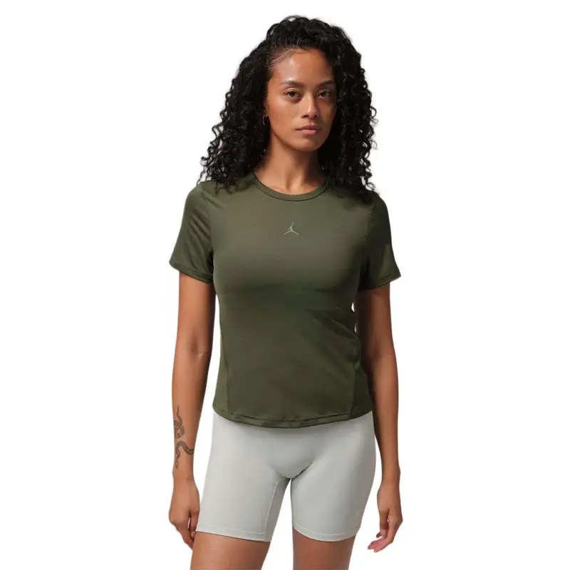 Jordan Sport Essentials T-Shirt Verde Donna L