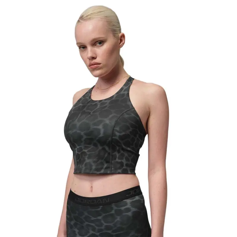 Jordan Sport Top Maculato Nero Donna M