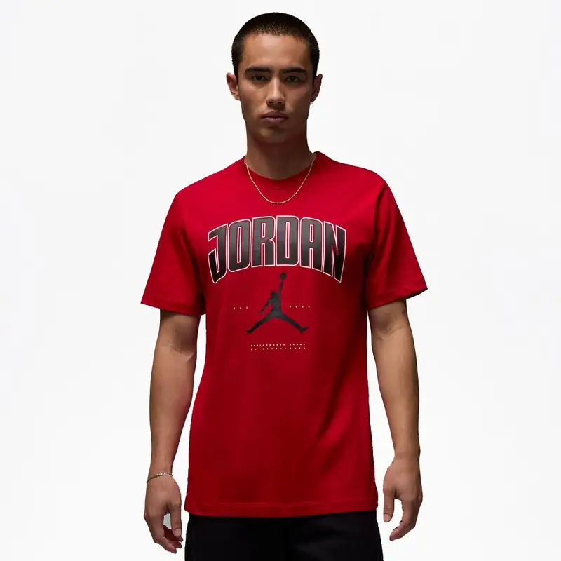 Jordan T-Shirt Big Logo Rosso Uomo XL