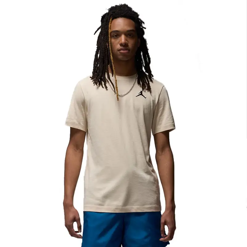 Jordan T-Shirt Logo Piccolo Beige Uomo L