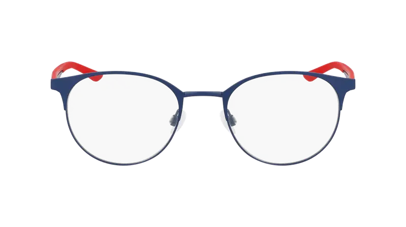 Nike Junior NIKE 4643 410 Montature da vista Metallo Blu Rotonda Normale miniatura 2