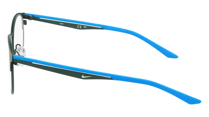 Nike Junior NIKE 4643 410 Montature da vista Metallo Blu Rotonda Normale miniatura 3