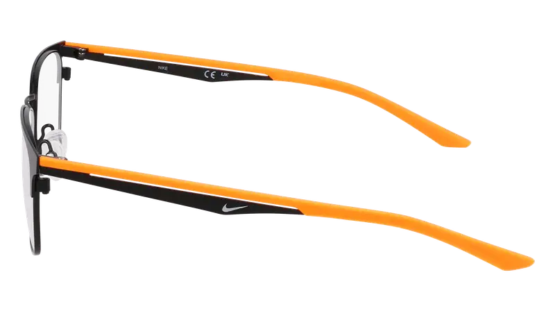 Nike Junior NIKE 4644 008 Montature da vista Metallo Nero Squadrata Normale Normale miniatura 3