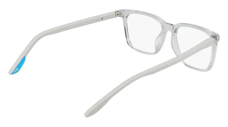 Nike Junior NIKE 5056 051 Montature da vista Acetato Argento Squadrata Normale Normale miniatura 3