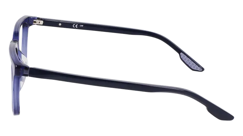 Nike Junior NIKE 5056 410 Montature da vista Acetato Blu Squadrata Normale Normale miniatura 3