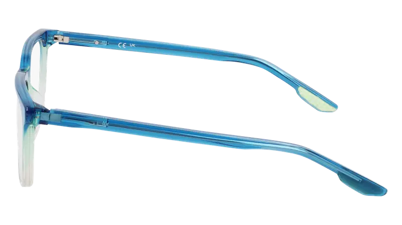 Nike Junior NIKE 5056 433 Montature da vista Acetato Blu Squadrata Normale miniatura 2