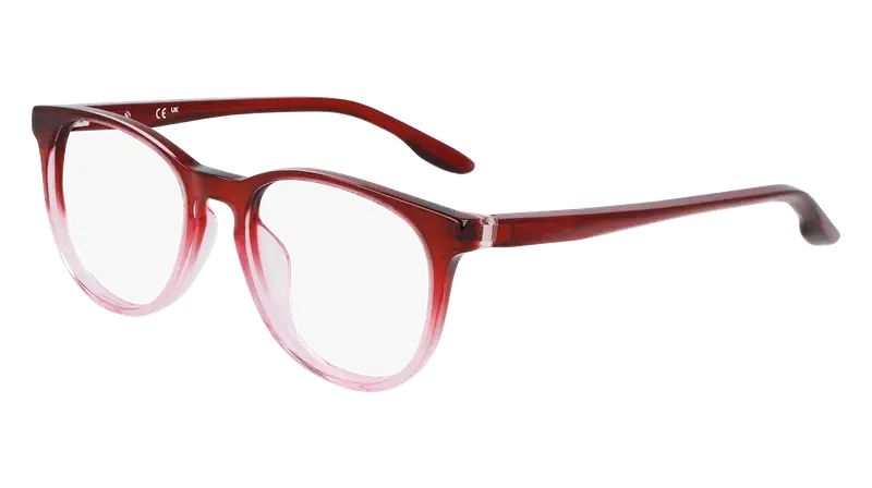 Nike Junior NIKE 5057 614 Montature da vista Acetato Bordeaux Rotonda Normale