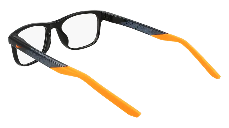 Nike Junior NIKE 5059 008 Montature da vista Bio-iniettato Nero Squadrata Normale Normale miniatura 2