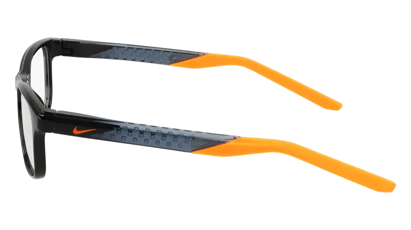 Nike Junior NIKE 5059 008 Montature da vista Bio-iniettato Nero Squadrata Normale Normale miniatura 3