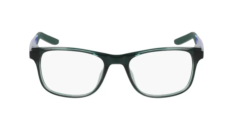 Junior NIKE 5059 301 Montature da vista Bio-iniettato Verde Squadrata Normale Normale miniatura 2