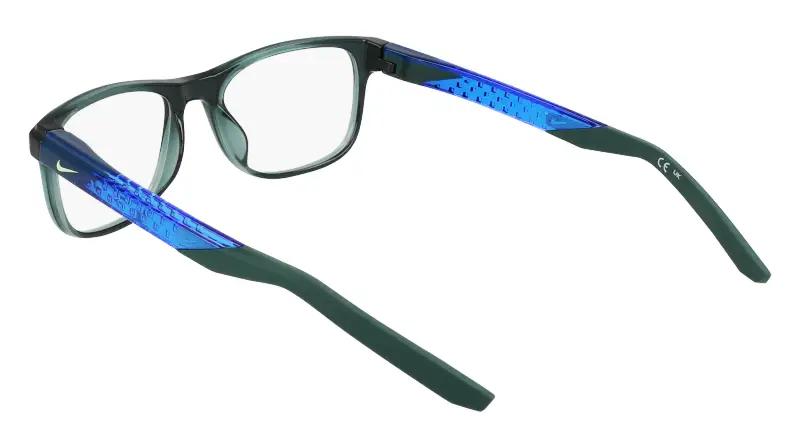 Junior NIKE 5059 301 Montature da vista Bio-iniettato Verde Squadrata Normale Normale miniatura 3